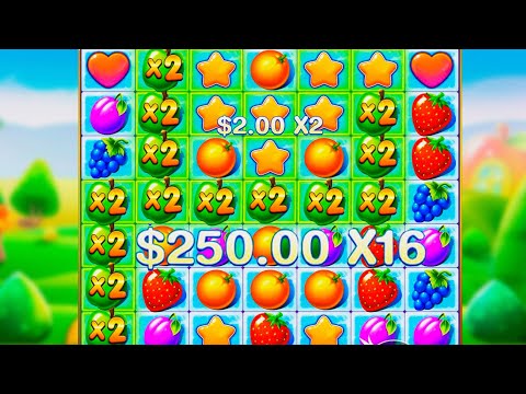 INSANE FRUIT PARTY BONUS BUY WIN! (MY BIGGEST SLOT WIN EVER)