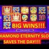 BIG WINS!!! DIAMOND ETERNITY SLOT BONUSES!!!! POKIES!!!