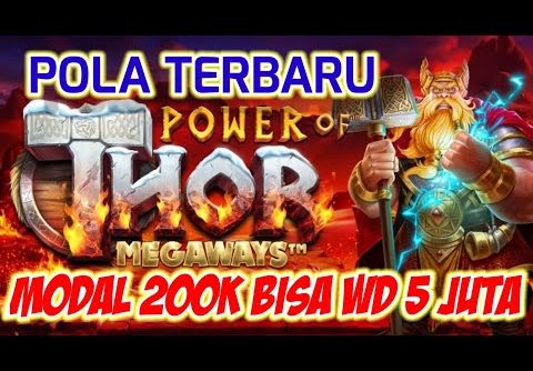 Slot gacor hari ini || Pola power of thor megaways ▪︎ Power of thor megaways big win