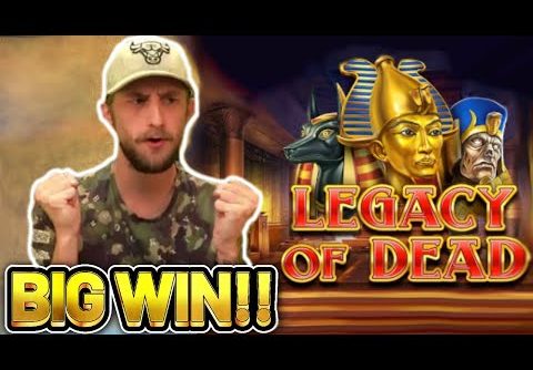 BIG WIN!!! LEGACY OF DEAD BIG WIN – €5 bet on Casino slot from CasinoDaddys stream