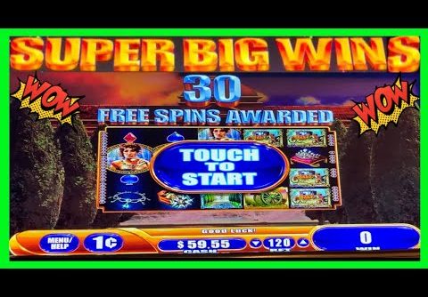 **SUPER BIG WINS!** BONUS AFTER BONUS! Napoleon and Josephine WMS Slot Machine