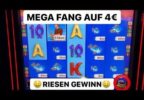 Fishin Frenzy 4€ Freispiele MEGA WIN Merkur Magie Automat Spielhalle Novoline Jackpot Casino Slots