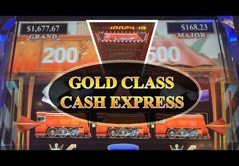 Huge Win! Cash Express Gold Class Aristocrat Slot Machine Bonus