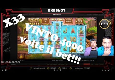 SLOT ONLINE ITALIA HIGHTLIGHTS –  VINCITA RECORD 1 MILLION MEGAWAYS 🔴LIVE CASINO [26/07]