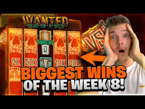 BIGGEST WINS OF THE WEEK 8 | BIG WINS ON ONLINE SLOTS!