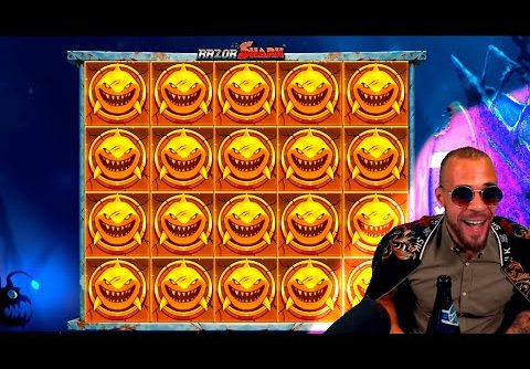 FANTASTIC MASSIVE INSANE WIN! on Razor Shark slot – Casino Slots Big Wins