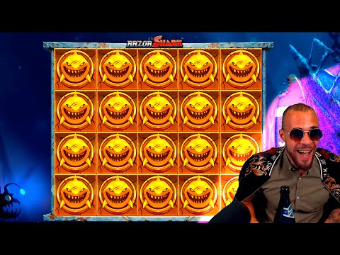 FANTASTIC MASSIVE INSANE WIN! on Razor Shark slot – Casino Slots Big Wins