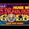 AWESOME SUPER FREE GAMES! Wonder 4 Boost Gold 5 Dragons Gold Slot – HUGE WIN!