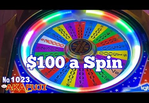 Huge Win💖 WHEEL OF FORTUNE JACKPOT HANDPAY, DOUBLE DIAMOND, RED WHITE BLUE @San Manuel 赤富士スロット