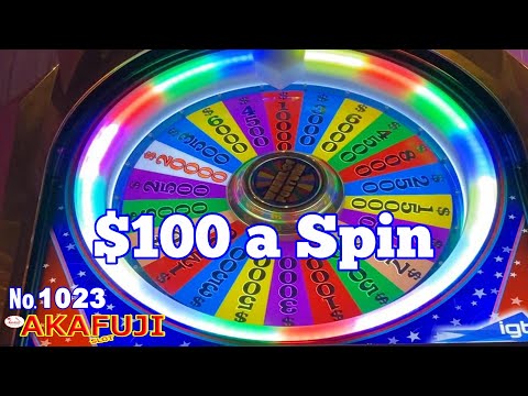 Huge Win💖 WHEEL OF FORTUNE JACKPOT HANDPAY, DOUBLE DIAMOND, RED WHITE BLUE @San Manuel 赤富士スロット