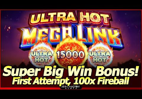 Ultra Hot Mega Link Slot Machine – Super Big Win in First Attempt with 100x Ball Trigger