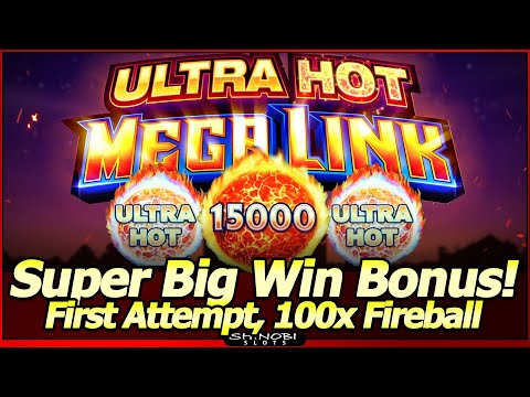 Ultra Hot Mega Link Slot Machine – Super Big Win in First Attempt with 100x Ball Trigger