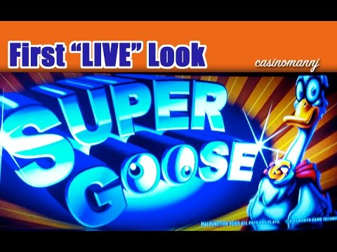 Super Goose Slot – BIG WIN! – First “LIVE” Look – MAX BET! – LIVE PLAY! Slot Machine Bonus