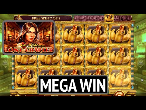 Cat Wilde And The Lost Chapter | MEGA WIN | Play’n go slot ($0.30 bet)