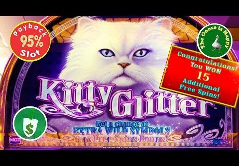 😄 Kitty Glitter 95% payback slot machine, Bonus Retrigger, Big Win