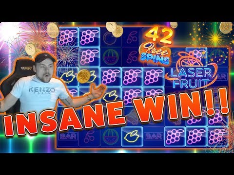 MASSIVE WIN!! Laser Fruit BIG WIN – HUGE WIN on Online Casino from Casinodady