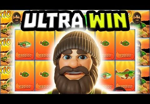 BIG BASS BONANZA MEGAWAYS 🐟 SLOT FULL SCREEN OF FISH & X10 MULTIPLIER MAX LEVEL 🔥 ULTRA BIG WIN‼️