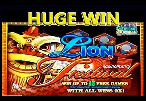 Lion Festival Slot – **HUGE WIN** – Slot Machine Bonus