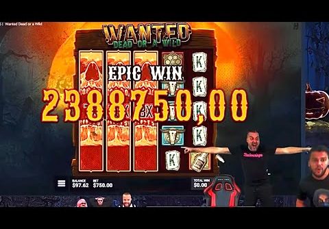 TOP MEGA WIN 2.3MILLIONS OF THE WEEK💰 SUPER BIG WIN BONUS WANTED DEAD OR A WILD💵💵 | CASINO ONLINE