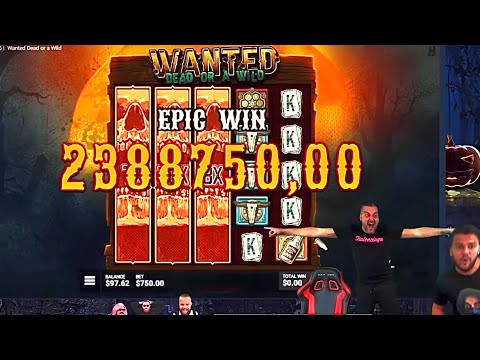 TOP MEGA WIN 2.3MILLIONS OF THE WEEK💰 SUPER BIG WIN BONUS WANTED DEAD OR A WILD💵💵 | CASINO ONLINE