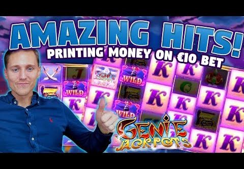 Genie Jackpots BIG WIN – Slots – Casino games (Online slots) from LIVE stream