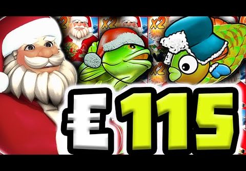 CHRISTMAS BIG BASS BONANZA 🐟 SLOT €115 MAX BET 😱 BONUS MEGA BIG WINS AND SO MANY BILLYS NO WAY‼️