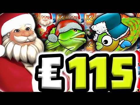 CHRISTMAS BIG BASS BONANZA 🐟 SLOT €115 MAX BET 😱 BONUS MEGA BIG WINS AND SO MANY BILLYS NO WAY‼️