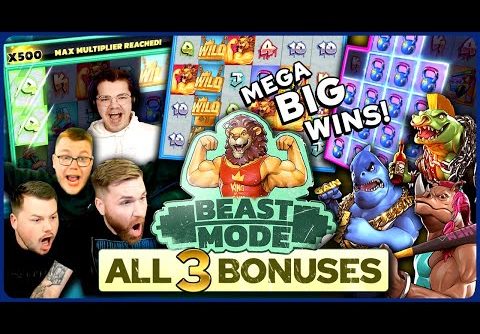 Big Wins on Beast Mode (All 3 Bonuses!)