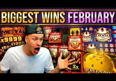 Top 10 BIGGEST Slot & Casino Wins of February!
