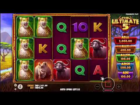 The Ultimate 5 slot MegaWin 🦁🦏 مليون و نص في درج لعب