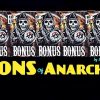 ** 5 BONUS SYMBOL** SONS OF ANARCHY slot machine Max bet HUGE WIN!