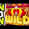 JUICY FRUITS 🍓 SLOT MEGA BIG WINS 😱 HUGE MAX BET BONUS WE DROPPED THE BIG WILD OMG‼️