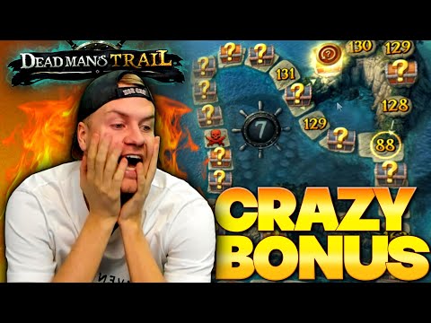 INSANE BONUS 😲 HUGE WIN on Dead Man’s Trail Slot!