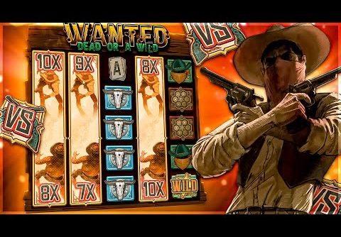 MY NEW RECORD WIN ON WANTED DEAD OR A WILD SLOT! (Duel)