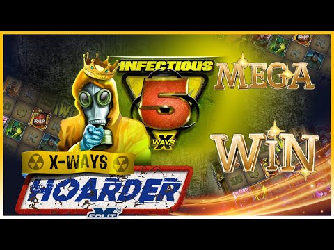 TOP 5 xWays Hoarder xSplit SLOTS ☢️ Infectious 5 xWays MEGA WIN! RECORD WIN OF THE WEEK#74