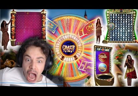 CRAZY TIME KEPT HITTING BONUSES ON BIG BETS! (BIG WINS ON CRAZYTIME)