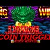 🔥 BIG WIN 🥳 5 SYMBOL COIN TRIGGERS on 5 DRAGONS RAFID SLOT MACHINE 🤩 POKIE WINS