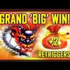 🐉GRAND ‘BIG’ WIN!🐉 +2 RETRIGGERS! 5 DRAGON GRAND SLOT! – (Casinomannj) – Slot Machine Bonus