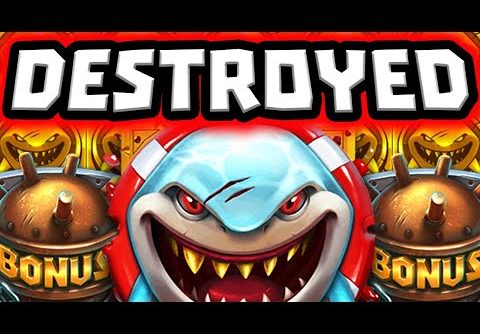 I DESTROYED RAZOR SHARK 🦈 OMG ULTRA BIG SLOT WIN BONUS HUNT 😱 MASSIVE MULTIS AND COINS IN BONUS‼️