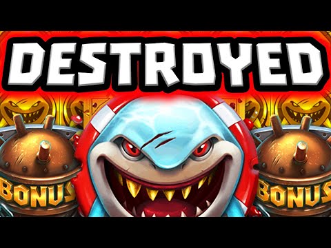 I DESTROYED RAZOR SHARK 🦈 OMG ULTRA BIG SLOT WIN BONUS HUNT 😱 MASSIVE MULTIS AND COINS IN BONUS‼️