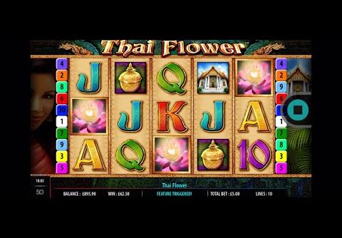 £900 vs Thai Flower Bookies slot HUGE WIN!!! £5 STAKE