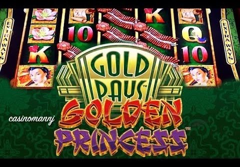 GOLD PAYS SLOT – Golden Princess –  **BIG WIN** – Slot Machine Bonus