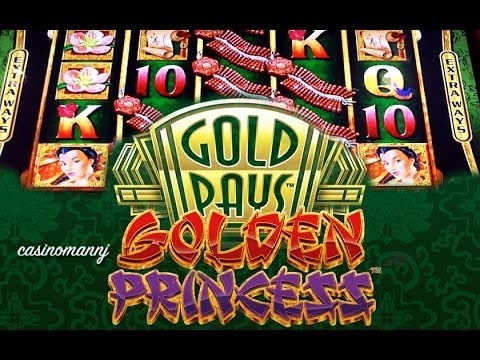 GOLD PAYS SLOT – Golden Princess –  **BIG WIN** – Slot Machine Bonus