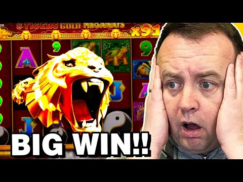 Unbelievable BIG WIN on 8 Tigers Gold Megaways Slot!