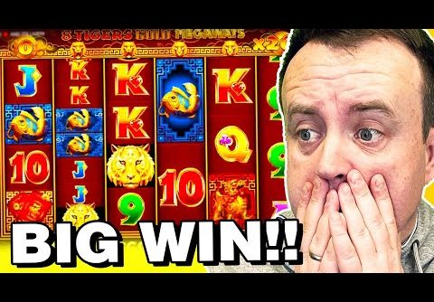 Crazy BIG WIN on 8 Tigers Gold Megaways!