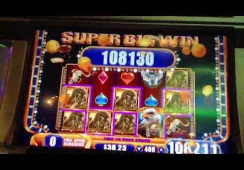 MAX BET Super Big Win The Great Eagle Returns Slot Machine Bonus Round