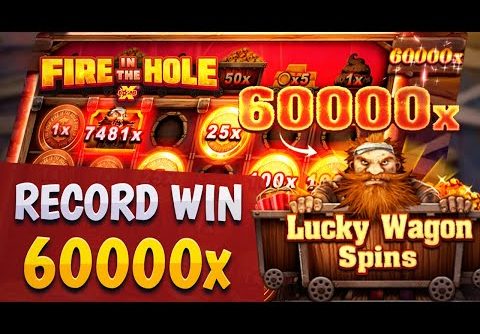 FIRE IN THE HOLE xBOMB RECORD WIN 60000x – €60000 ON THE BALANCE!