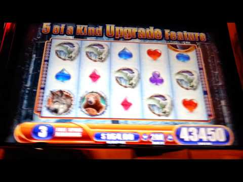 Winter Wolf Max Bet Bonus Super Big Win WMS Slot Machine