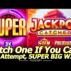 Super Big Win! Catch One If You Can! NEW Jackpot Catcher Sun Premium Slot Machine 1st Attempt!