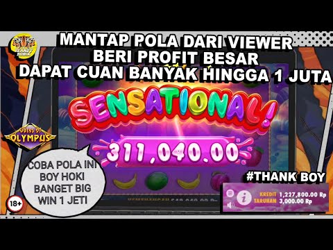 POLA SLOT GACOR HARI INI SWEET BONANZA MANJUR POLA NYA BIG WIN 1 JUTA | HOKI99